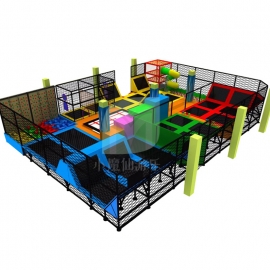 定制大型蹦床公园室内成人健身蹦蹦床儿童乐园游乐设备网红蹦床