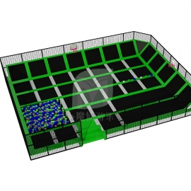 小魔仙蹦床室内外成人蹦蹦床户外健身超级大蹦床公园厂家