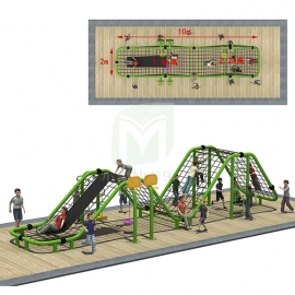 幼儿园大型滑梯攀爬架户外小区儿童万能健身器材体能训练组合设施