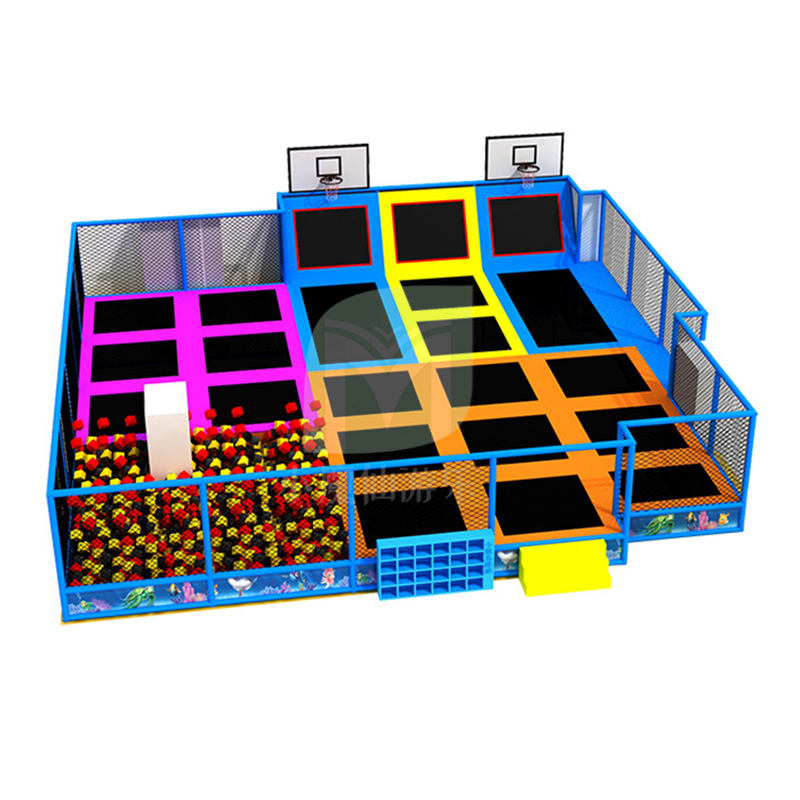 厂家直销网红蹦蹦床粘粘乐乐游乐设备室内户外超级大蹦床公园