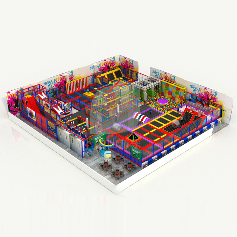 厂家定制大型儿童蹦床公园 室内成人淘气堡组合超级蹦床游乐设备
