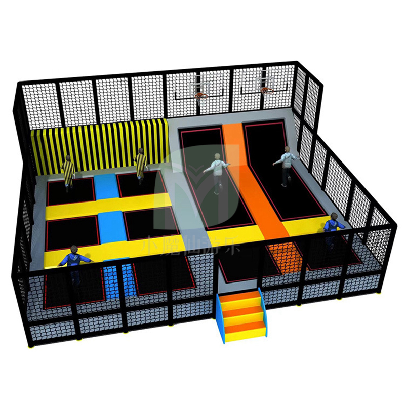 大型成人蹦蹦床公园室内儿童乐园游乐设备酷跑亲子淘气堡成人蹦床