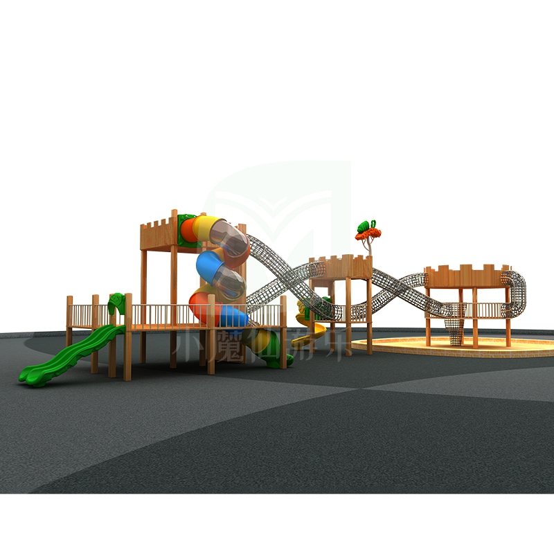 滑梯定制大型商场淘气堡宝宝滑梯幼儿园儿童娱乐设备木制组合滑梯