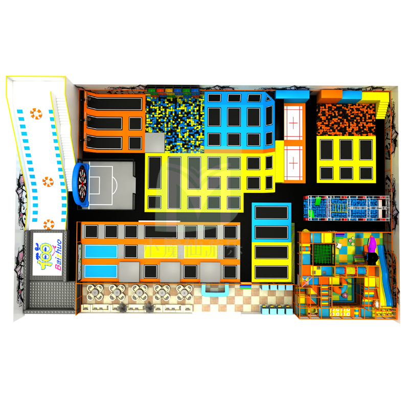 大型室内健身蹦床公园定制