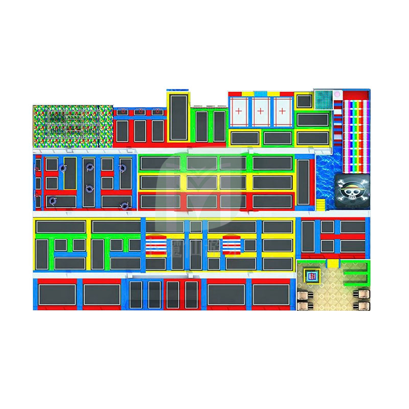 厂家直销室内大型娱乐跳跳床超级蹦床公园
