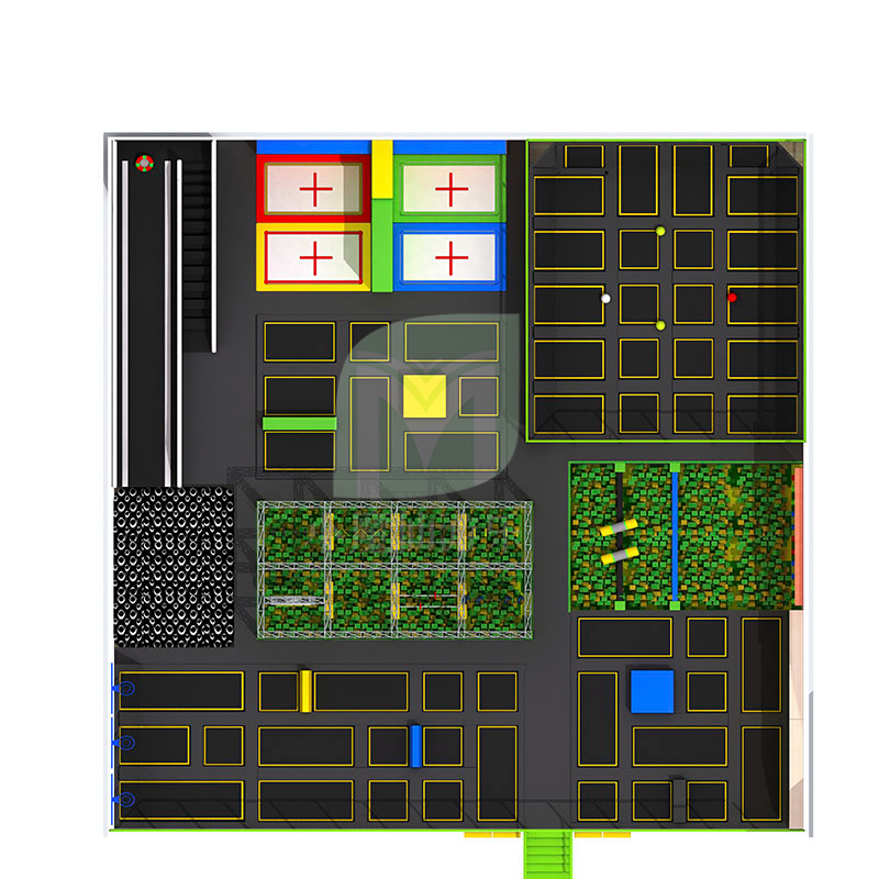 河南郑州大型室内蹦床公园