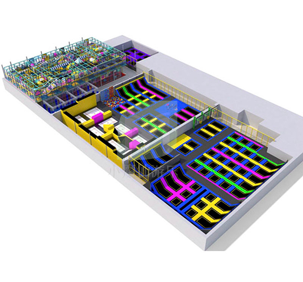淘气堡儿童乐园 弹跳蹦床公园 游乐设备厂家